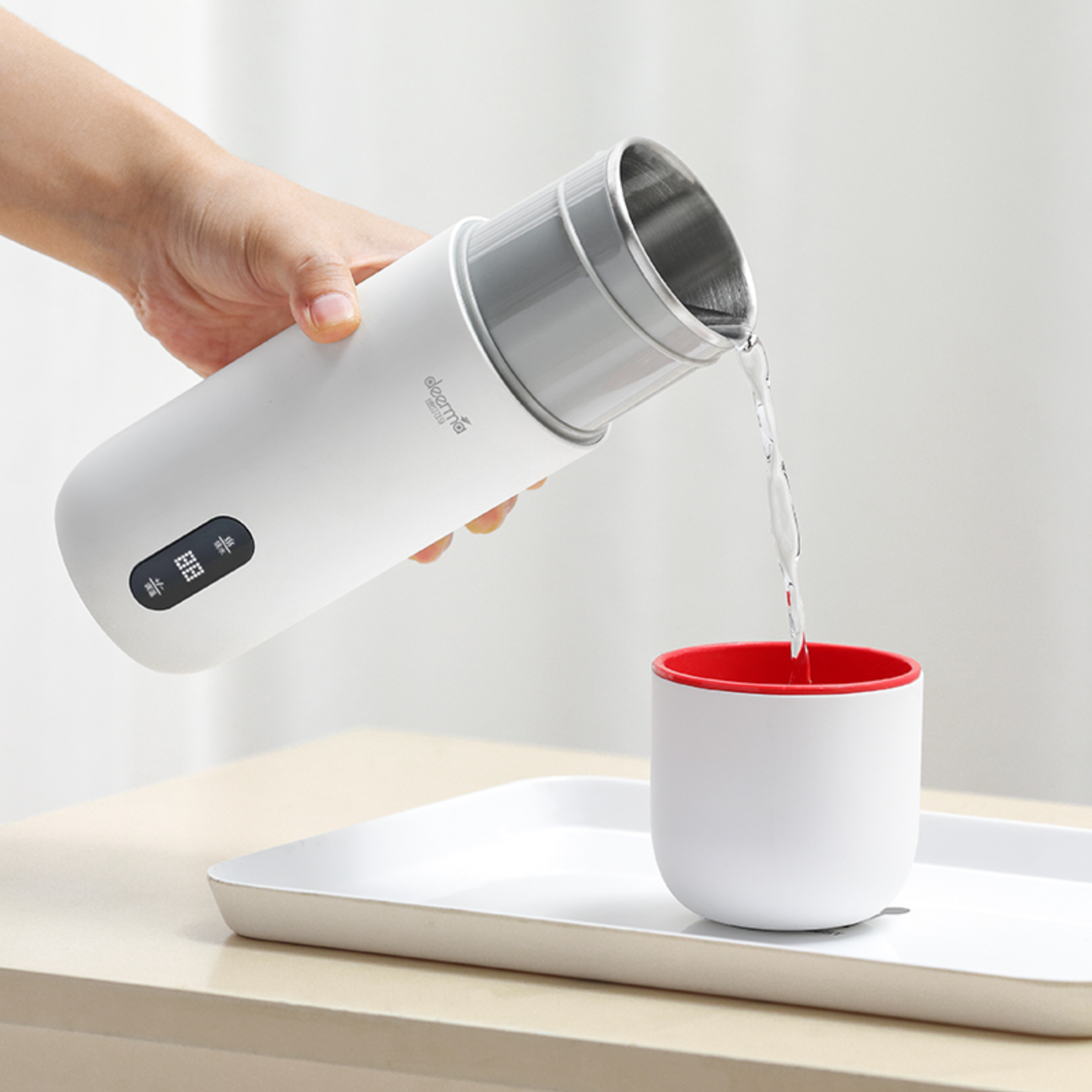 Xiaomi Deerma Electric Hot Water Cup: портативный чайник-термос за 25 ...
